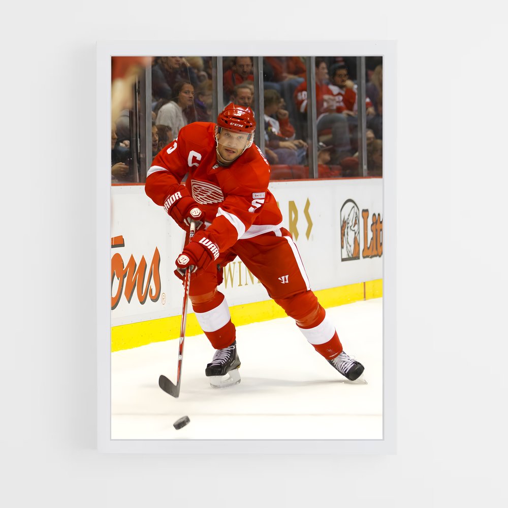 Poster Nicklas lidstrom – affiche Hockey sur glace (vue 3)